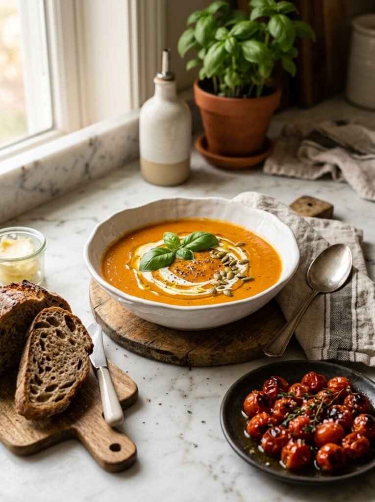 9.  Tomato Basil Soup