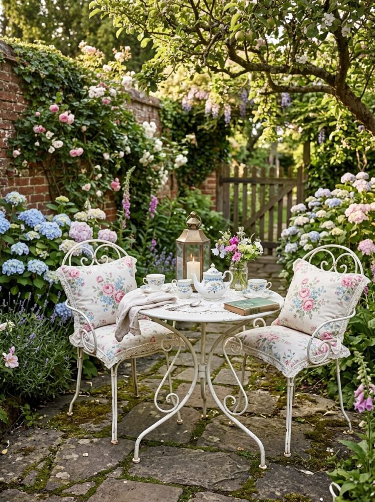 Vintage Tea Garden Escape