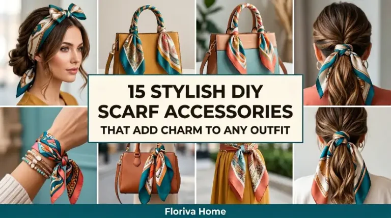 15 Stylish DIY Scarf Accessories That Add Charm to Any Outfit