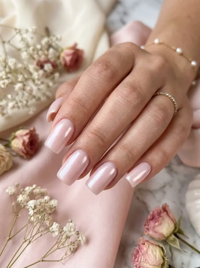 4: Strawberry Milk Glazed Nails