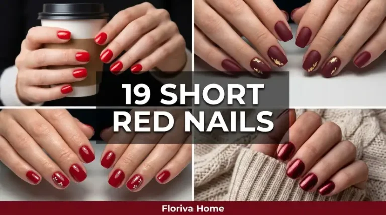 19 Short Red Nails That Never Go Out of Style