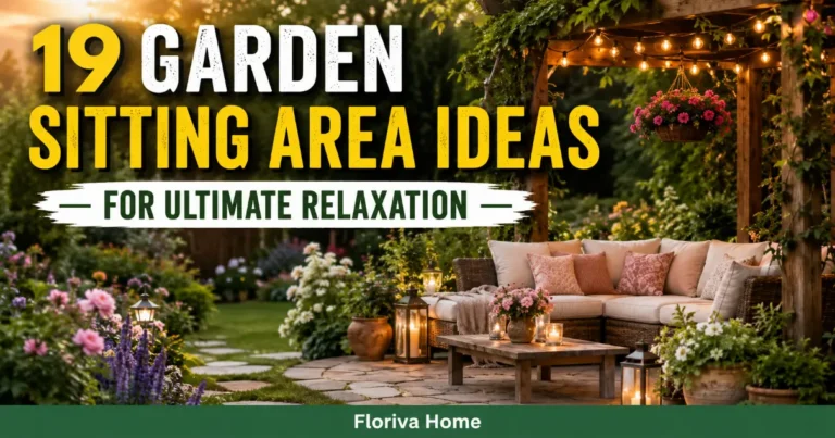 19 Garden Sitting Area Ideas For Ultimate Relaxation