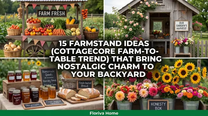 15 Farmstand Ideas (Cottagecore Farm-to-Table Trend) That Bring Nostalgic Charm to Your Backyard