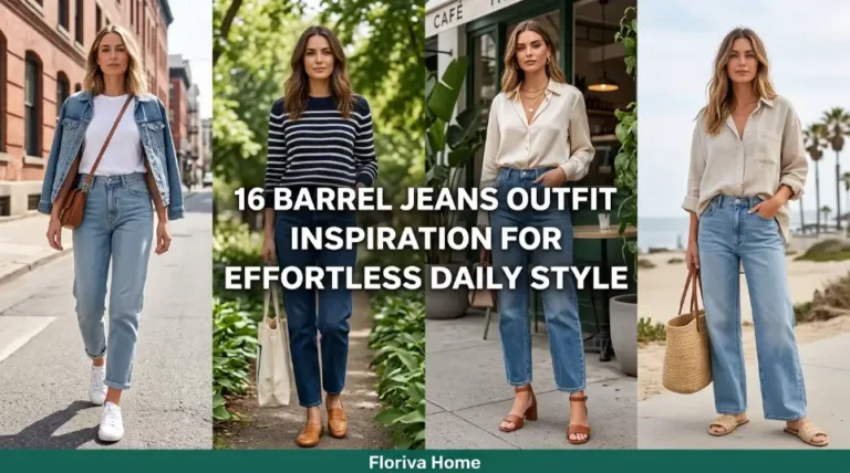 16 Barrel Jeans Outfit Inspiration for Effortless Daily Style
