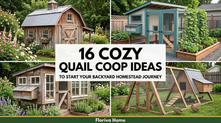 16 Cozy Quail Coop Ideas to Start Your Backyard Homestead Journey