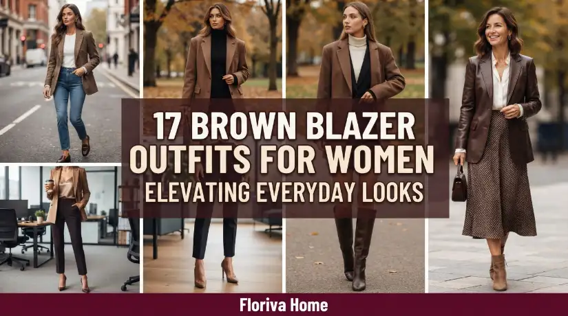 17 Brown Blazer Outfits for Women Elevating Everyday Looks