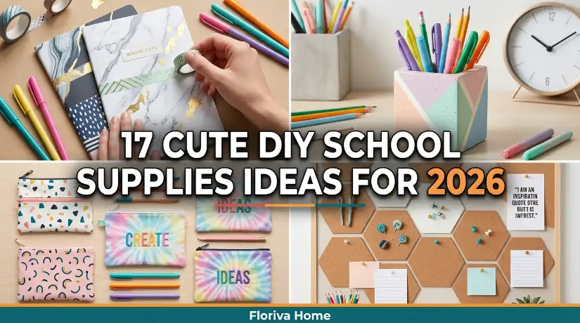 17 Cute DIY School Supplies Ideas for 2026
