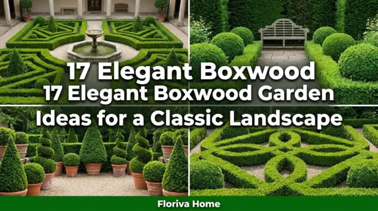 17 Elegant Boxwood Garden Ideas for a Classic Landscape