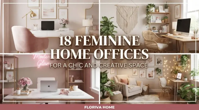18 Feminine Home Offices for a Chic and Creative Space