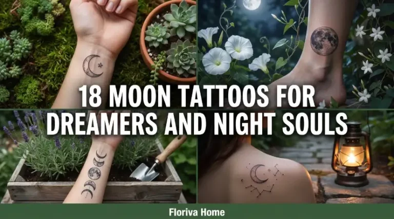 18 Moon Tattoos for Dreamers and Night Souls