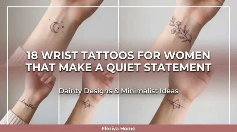 18 Wrist Tattoos for Women That Make a Quiet Statement