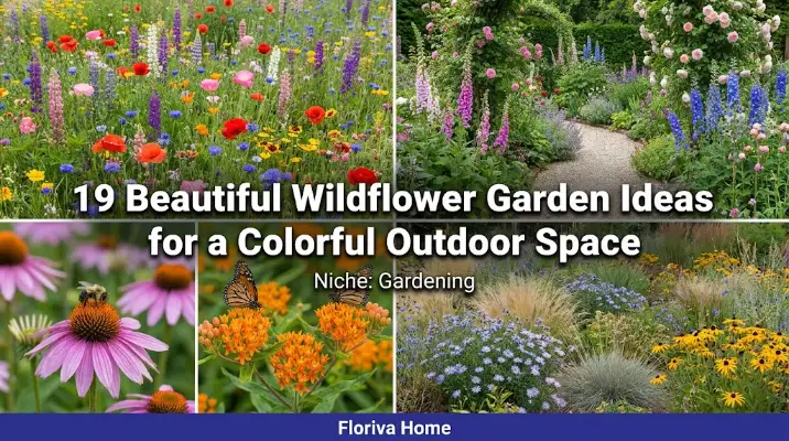 19 Beautiful Wildflower Garden Ideas for a Colorful Outdoor Space