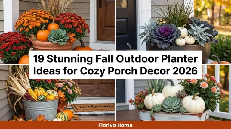 19 Stunning Fall Outdoor Planter Ideas for Cozy Porch Decor 2026