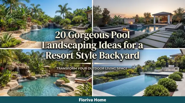 20 Gorgeous Pool Landscaping Ideas for a Resort Style Backyard