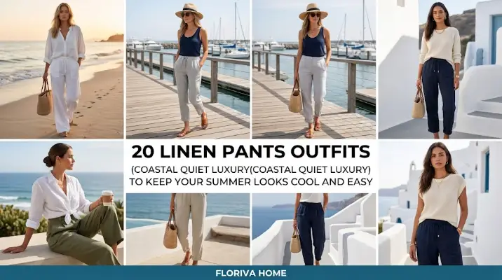 20 Linen Pants Outfits (Coastal Quiet Luxury) to Keep Your Summer Looks Cool and Easy