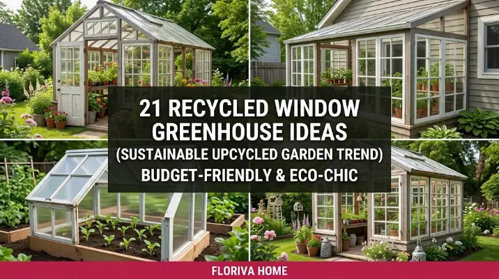 21 Recycled Window Greenhouse Ideas (Sustainable Upcycled Garden Trend) That Are Budget-Friendly and Eco-Chic