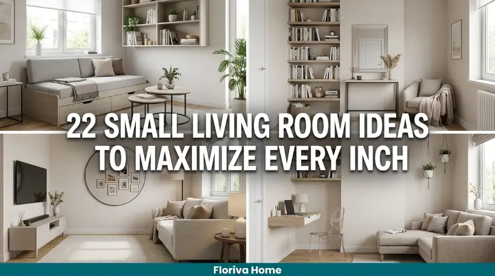 22 Small Living Room Ideas to Maximize Every Inch