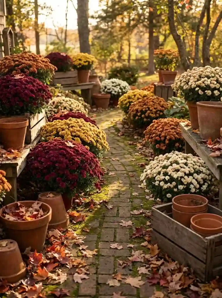 1. Mums for Instant Autumn Color