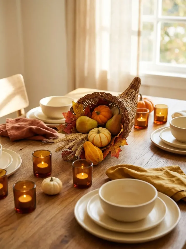 1. Rustic Cornucopia Glow