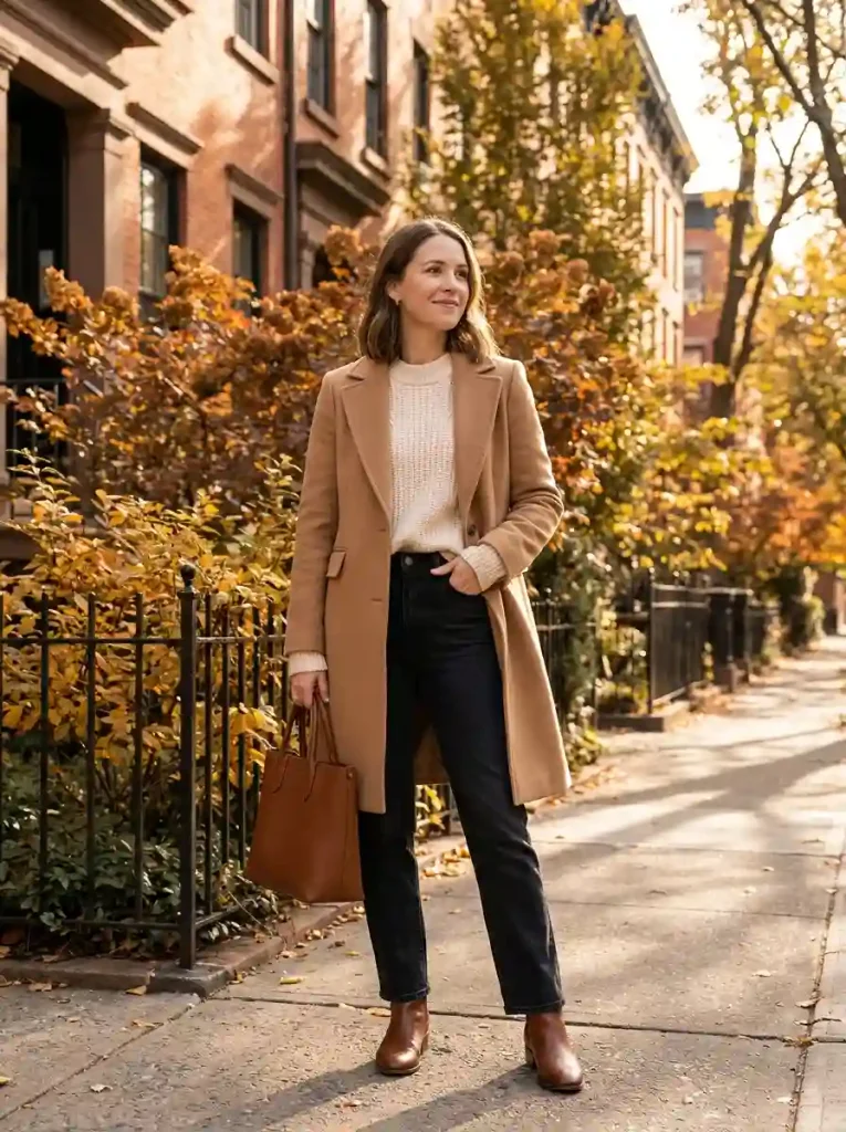 1. The Classic Camel Coat