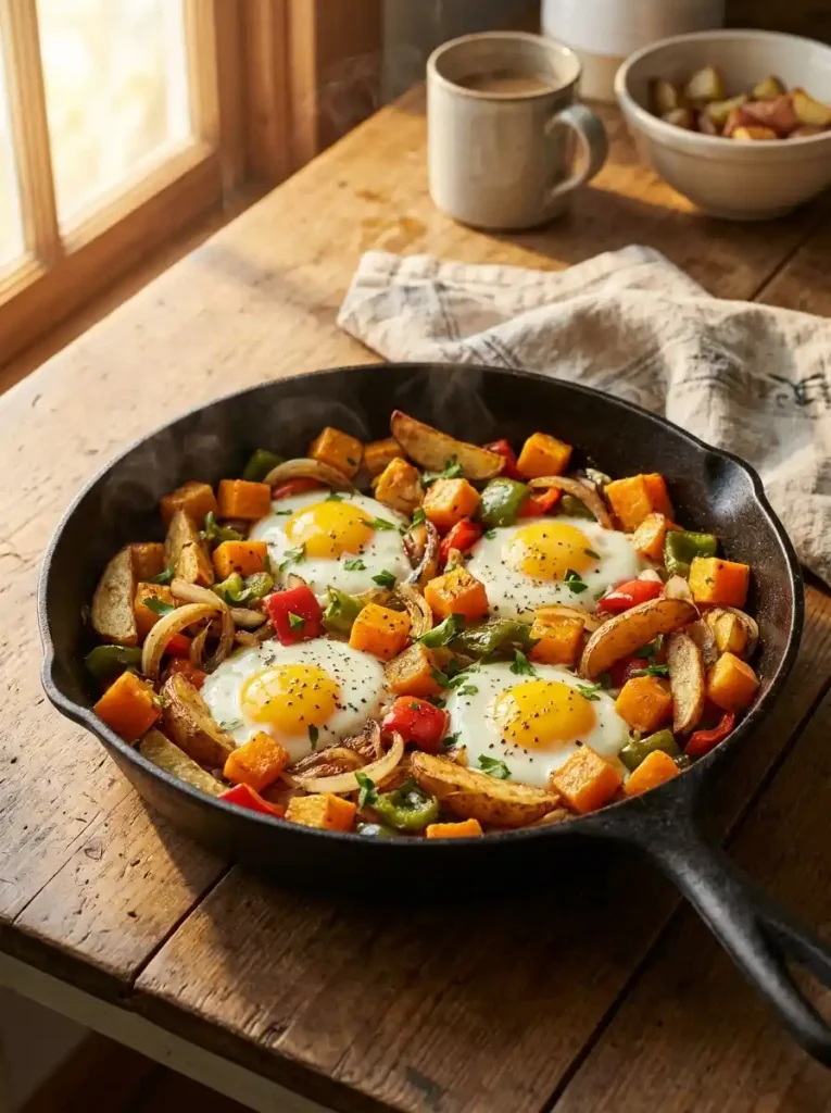 10. Butternut Squash Breakfast Hash with Eggs