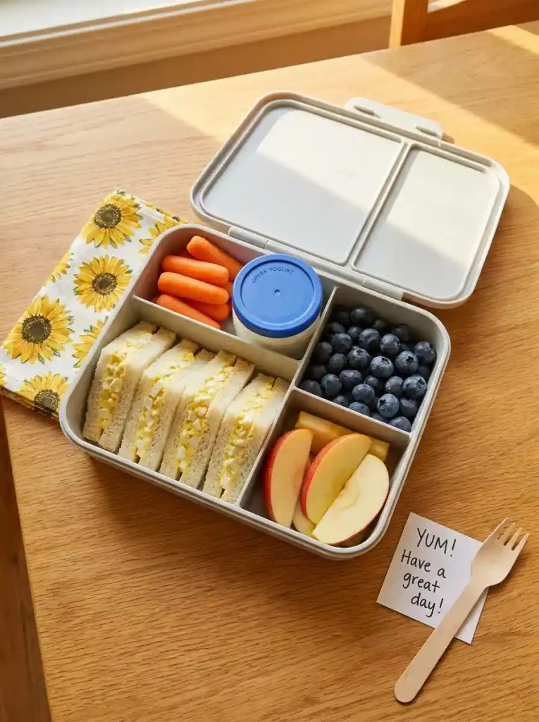 10. Classic Egg Salad Bento
