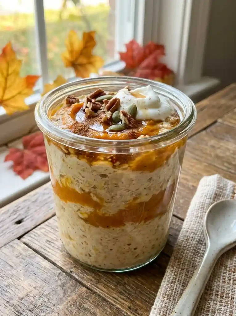 10. Pumpkin Spice Overnight Oats