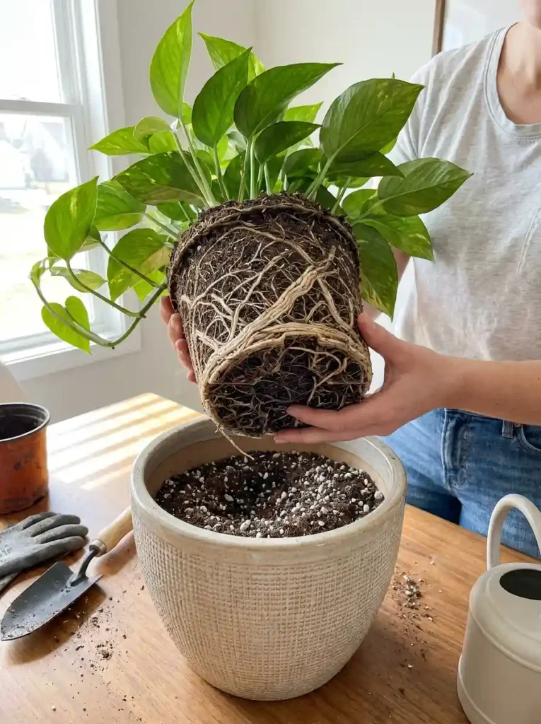10. Repot When Roots Become Crowded