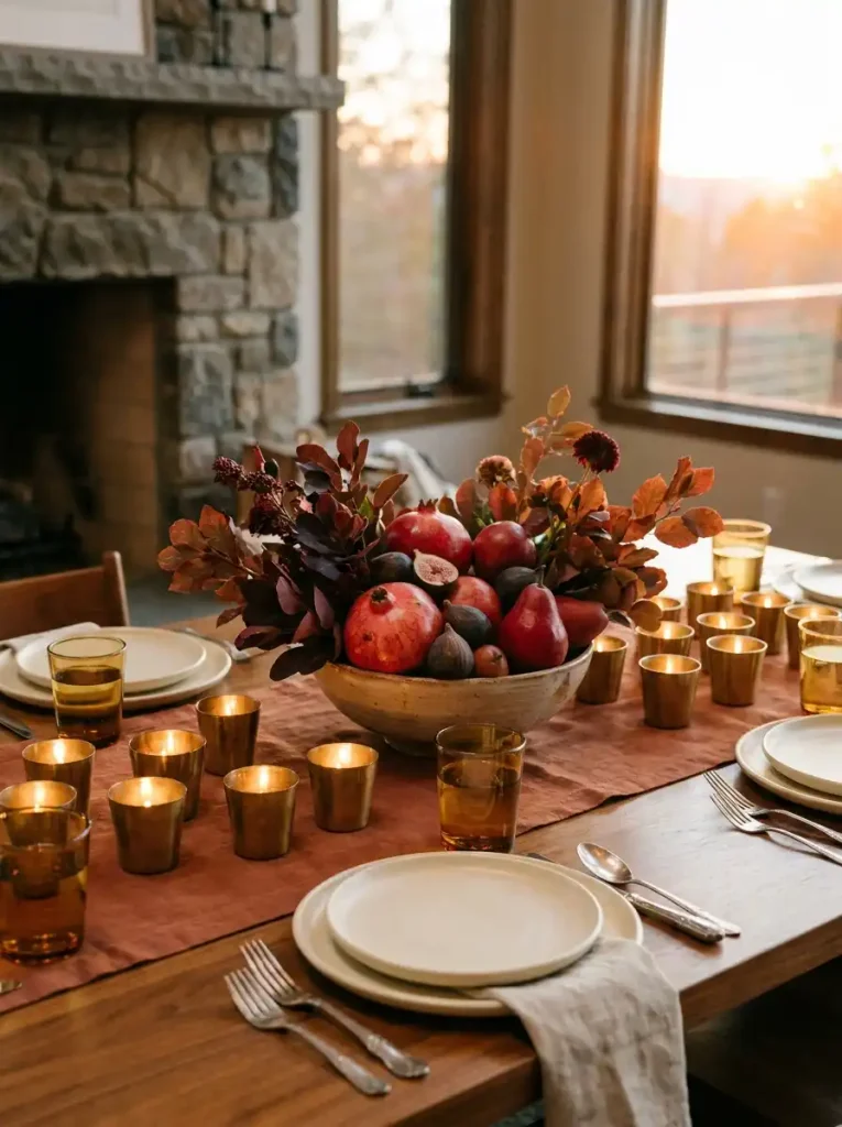 10. Thanksgiving Pomegranate Arrangement