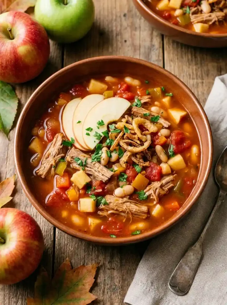 11. Apple Cider Pork Chili