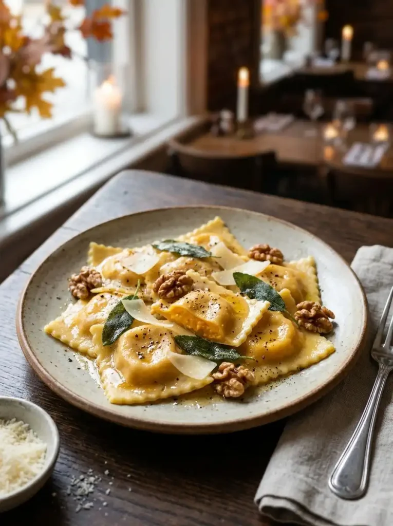 11. Brown Butter Butternut Squash Ravioli