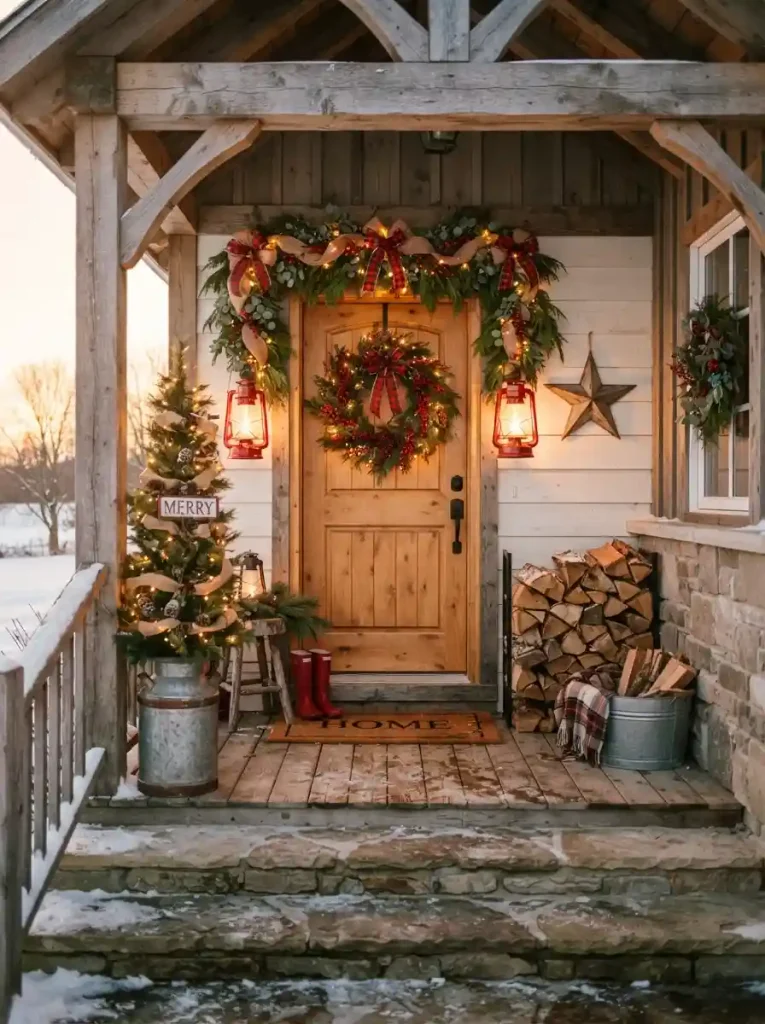 11. Country Christmas Porch
