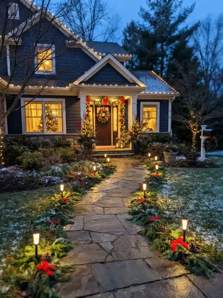 11. Glowing Christmas Pathway