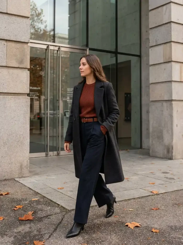 11. The Charcoal Tailored Coat