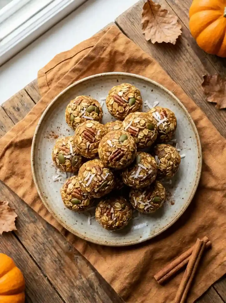 12. Pumpkin Spice Energy Bites