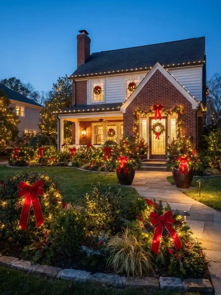 12. Red Bow Garden Beds