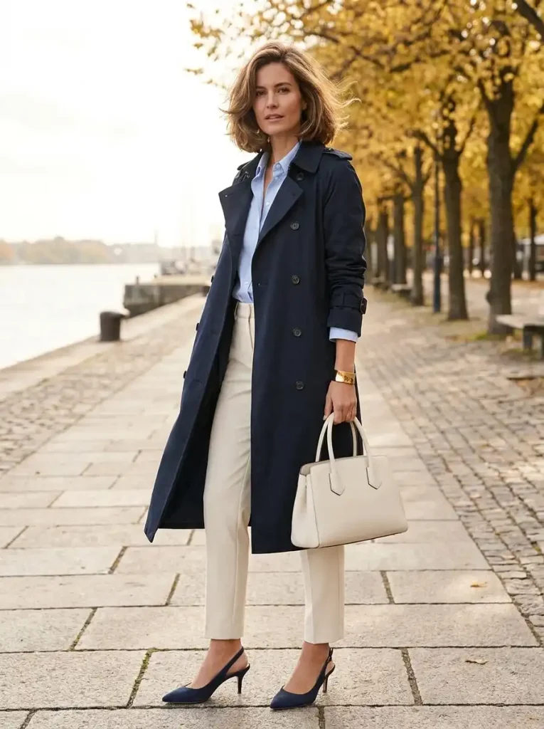 12. The Deep Navy Trench for Understated Sophistication