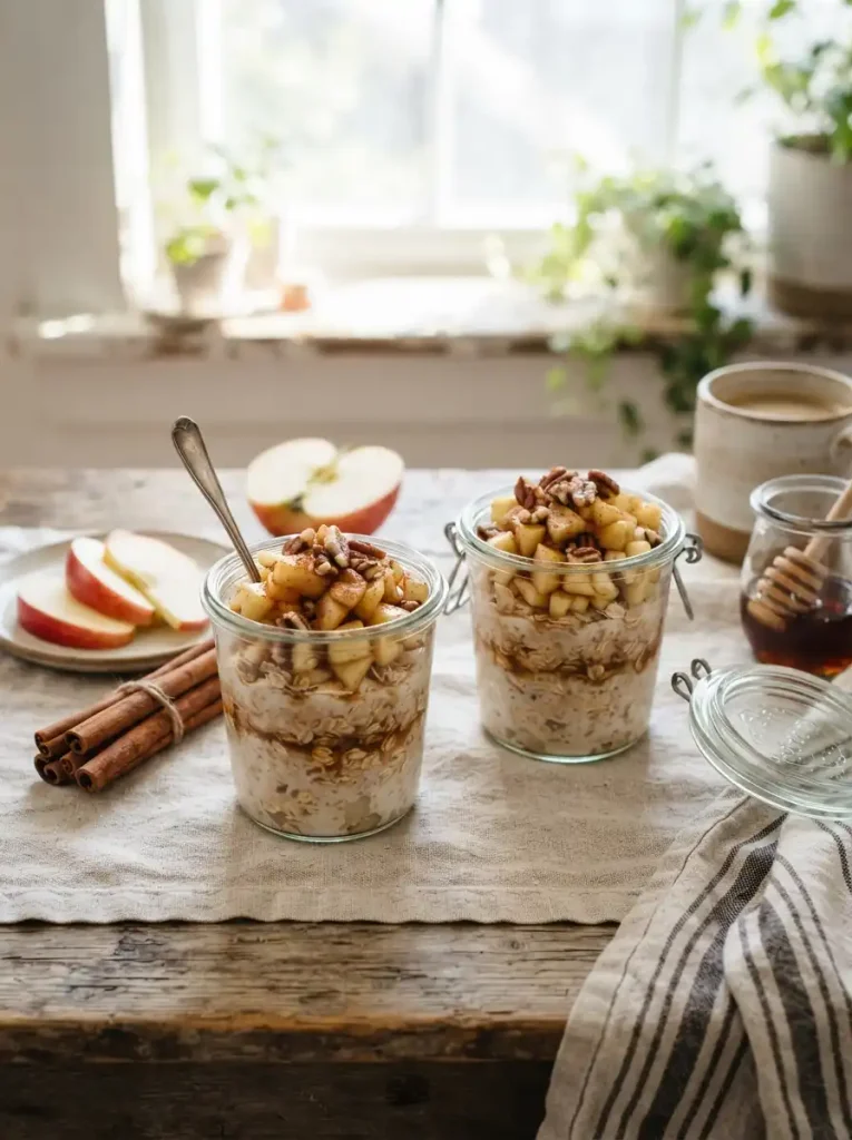 13. Apple Pie Overnight Oats