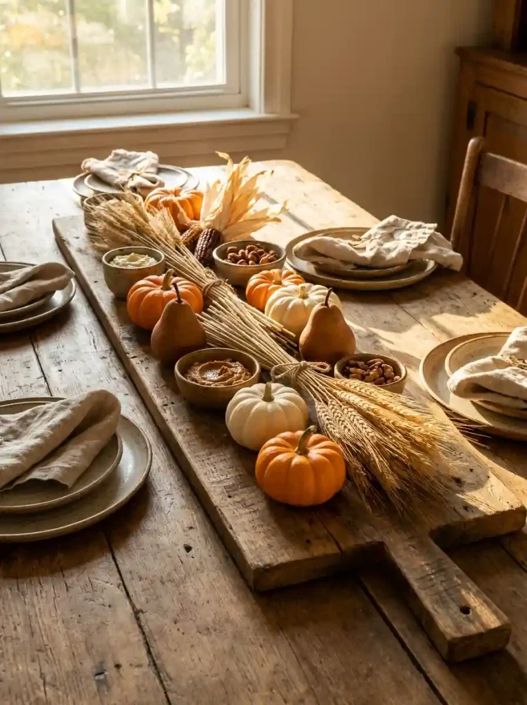 13. Rustic Breadboard Harvest