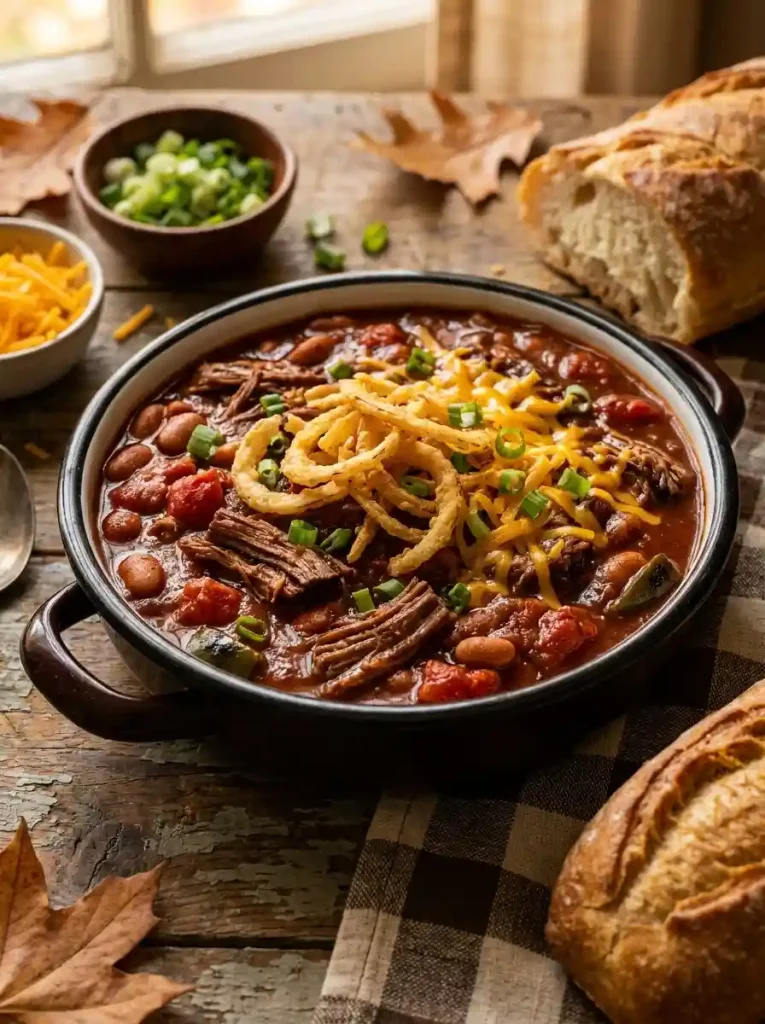 13. Smoky BBQ Brisket Chili