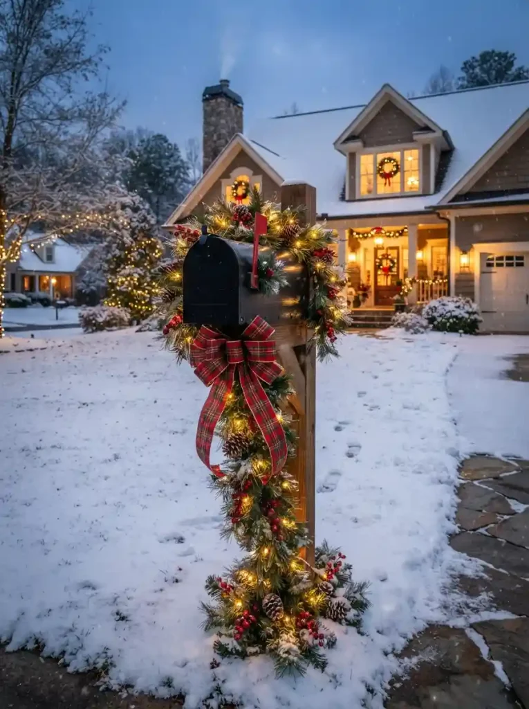 14. Festive Mailbox Makeover
