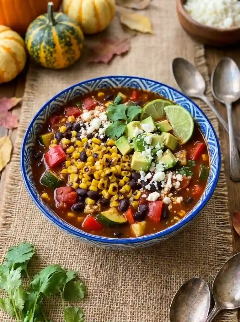 14. Roasted Corn & Black Bean Chili