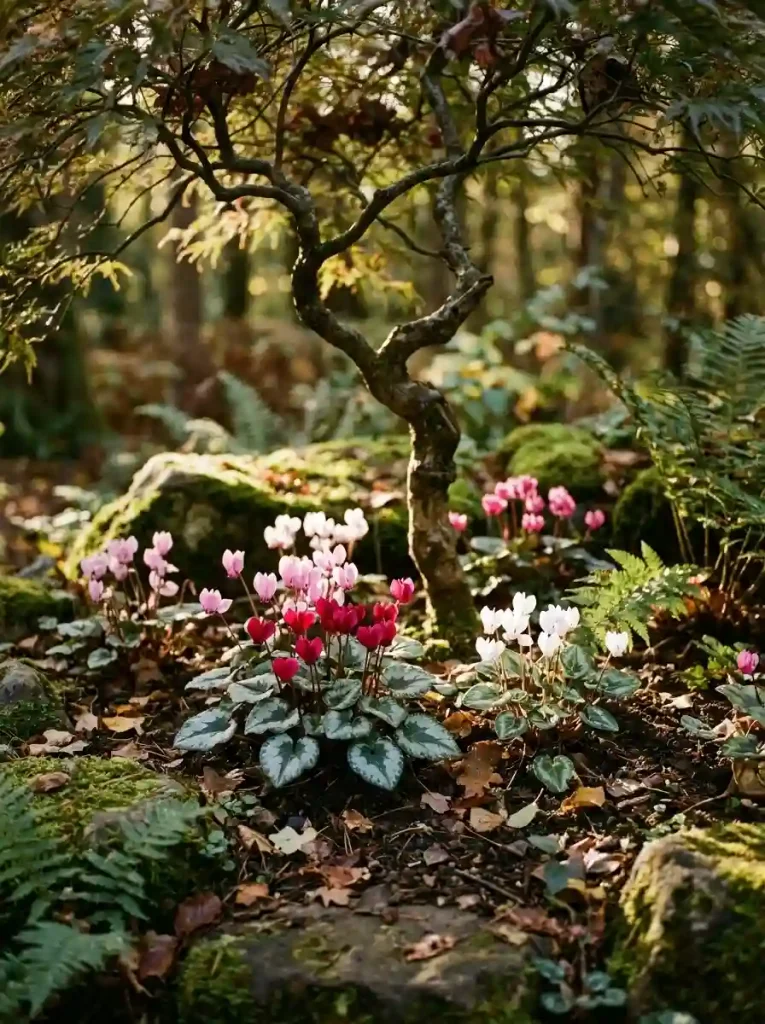 15. Cyclamen for Shady Autumn Corners