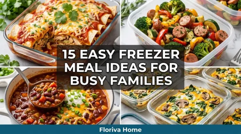 Easy Freezer Meal Ideas for Busy Families