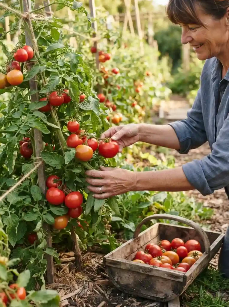 15. Harvest Tomatoes at the Right Stage