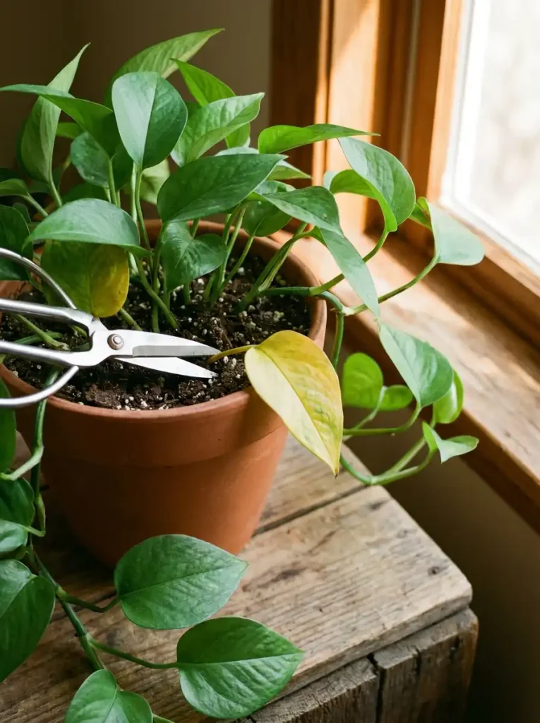 15. Remove Yellow or Damaged Leaves