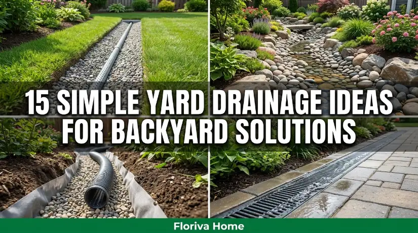 Simple Yard Drainage Ideas for Backyard