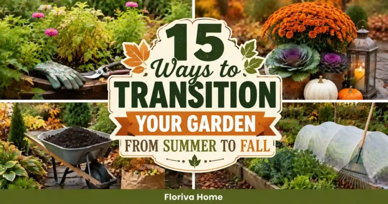 Ways to Transition Your Garden From Summer to Fall