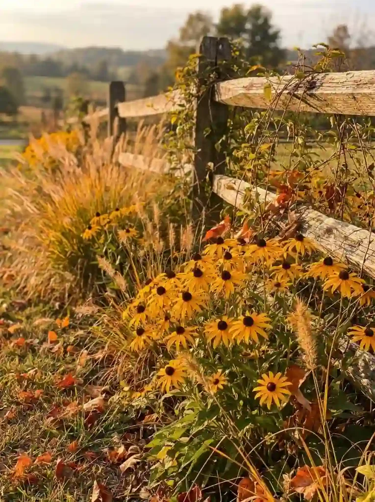 16. Black-Eyed Susans for Golden Autumn Sunshine