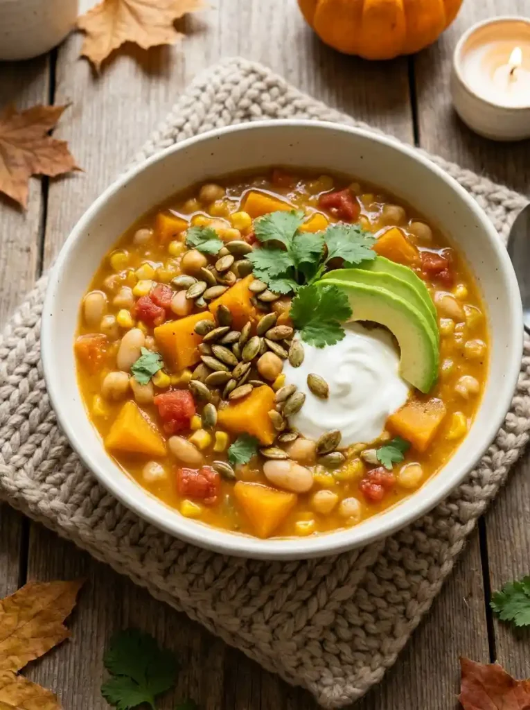 16. Creamy Butternut Squash Chili